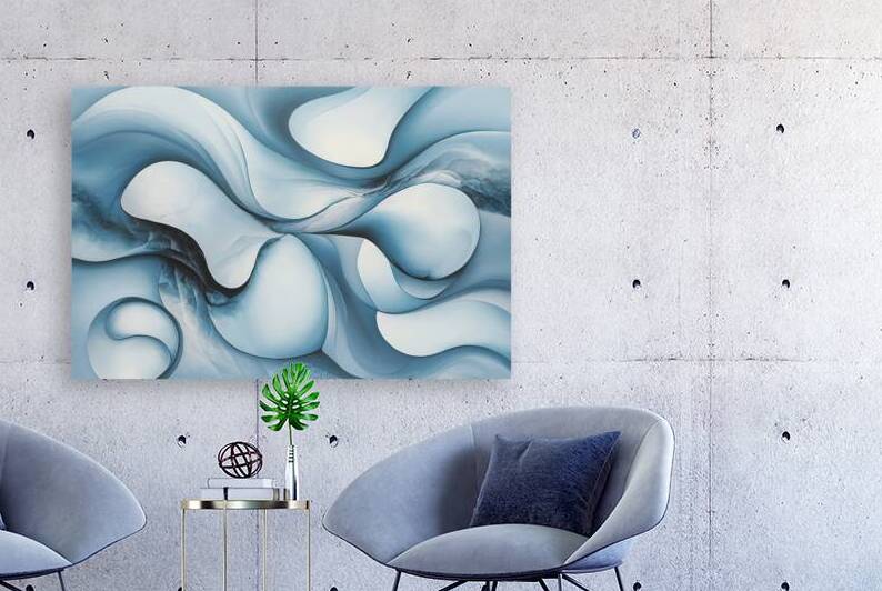 light blue hues abstract background 3 by Dan Avian