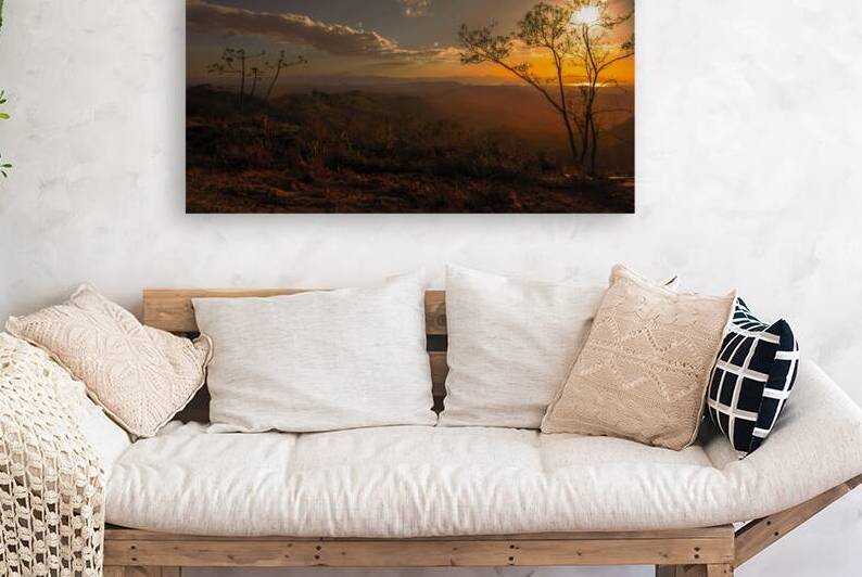 Costa Rica Plantation Hillsides at Sunset by Norma Brandsberg Photography