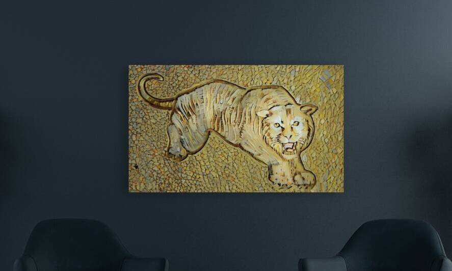 vintage forties cat art by Row One Brand