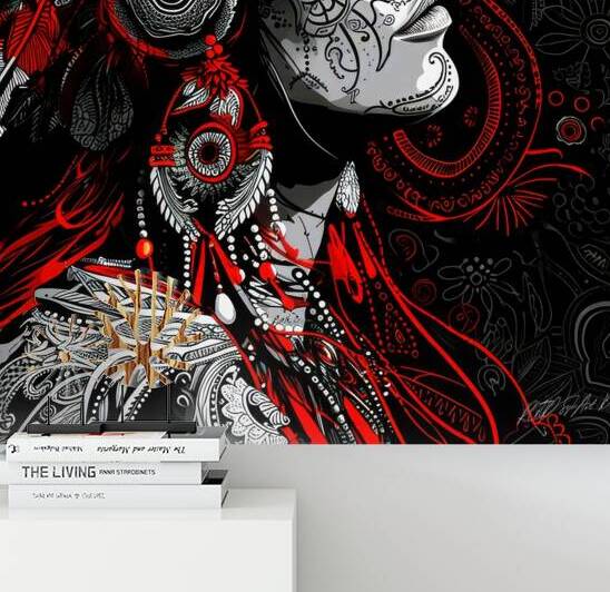 Tribe And True - Indian Woman by SykArt Designs