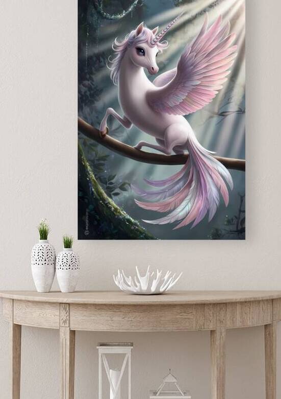 The Majestic Unicorn Bird by ALRAIS