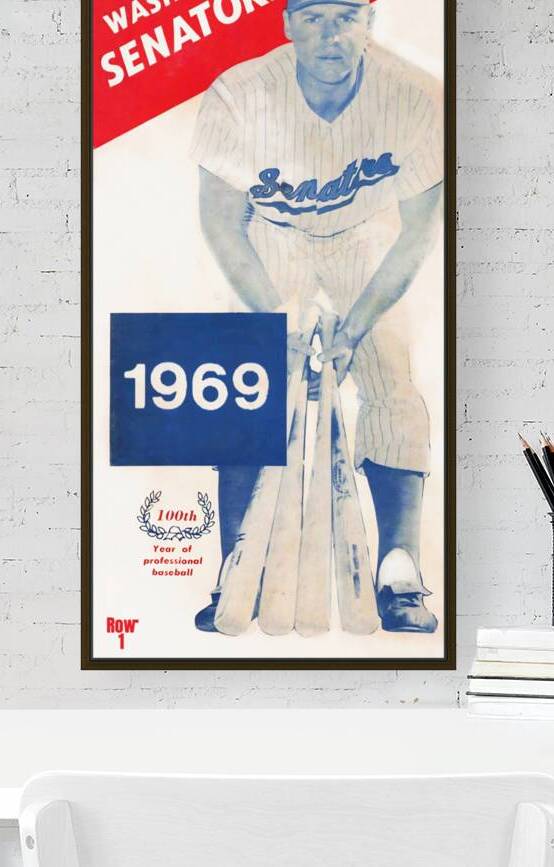 1969 Washington Senators Art by Row One Brand