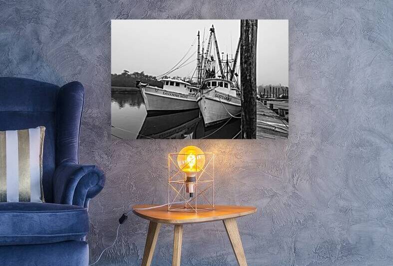 Rockville South Carolina Shrimp Boats by Norma Brandsberg Photography