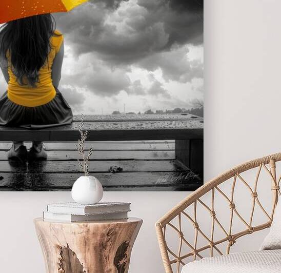 Solitary Storms - One With Umbrella by SykArt Designs