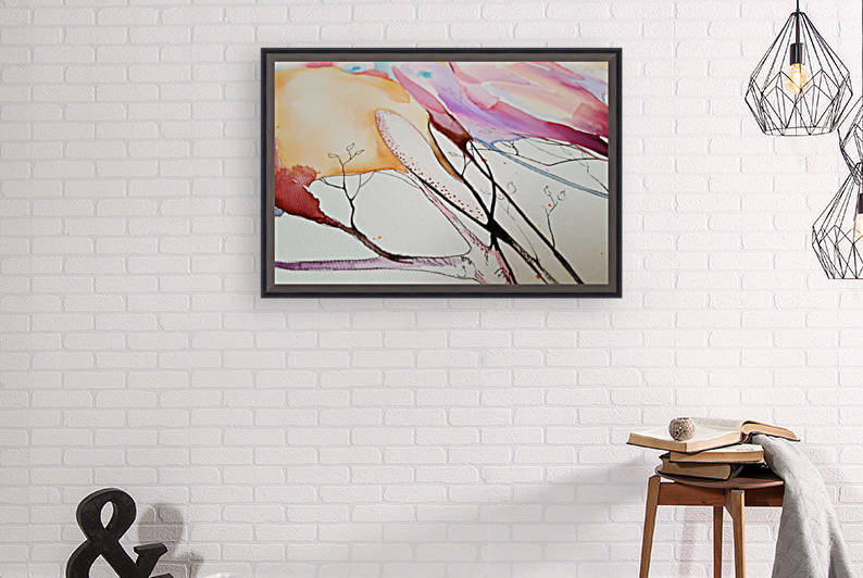 art painting abstract canvas by Shamudy