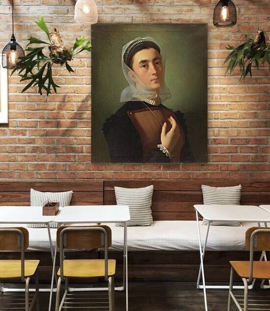 Emile Auguste Hublin French 1830 1891 Portrait of by ASAR STUDIOS