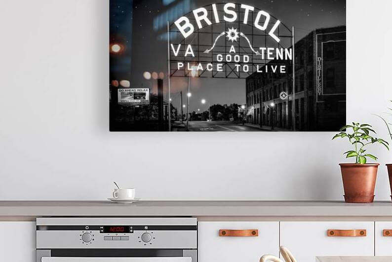 Bristol A Good Place to Live bw by Shelia Hunt Photography