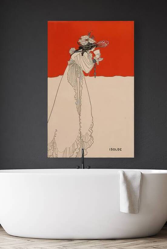 Isolde by Aubrey Beardsley by Steve Painter