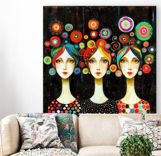 Belles Filles - Girls Trois by SykArt Designs