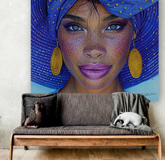 Belle - African Violet by SykArt Designs