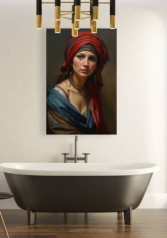 Beautiful Lady in Oriental View by Joseph4ART