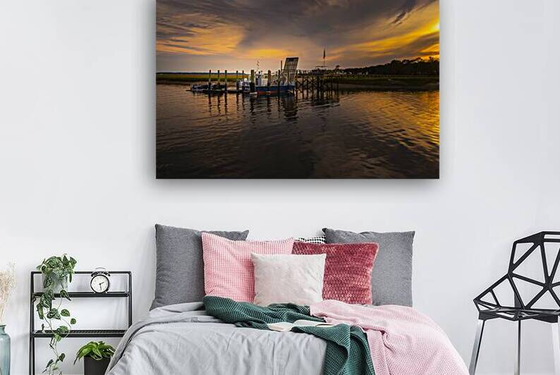 Hilton Head Buck Island Sunset by Norma Brandsberg Photography