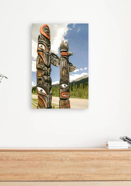 British Columbia Totem Poles by Thea Menagh