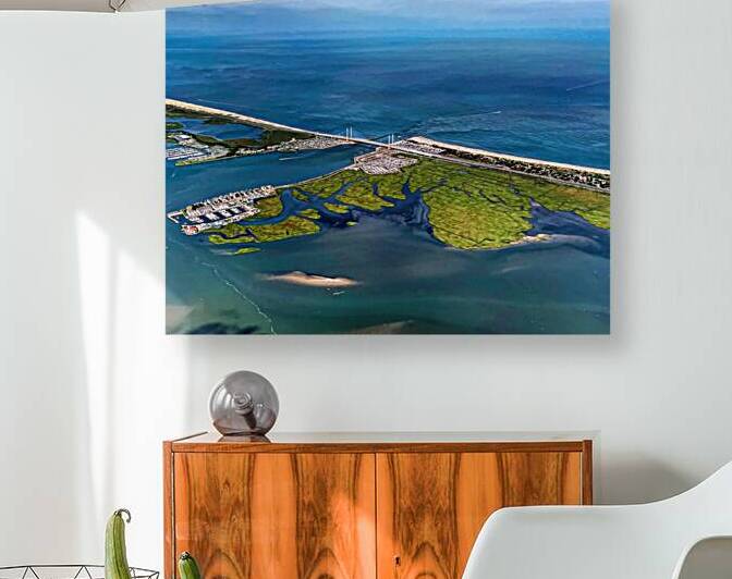 Indian River Inlet Aerial Snapshot by Bill Swartwout Photography