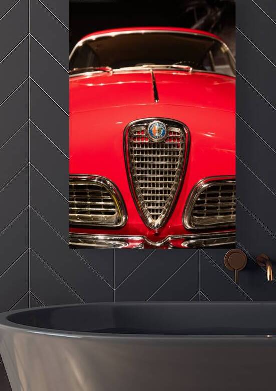 Alfa Romeo Giulietta Sprint 1954. Red spider Italian luxury cl by Paolo Modena