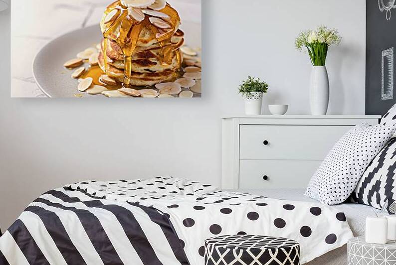 almond banana pancake with honey 2 by Romeu Hurmuzache