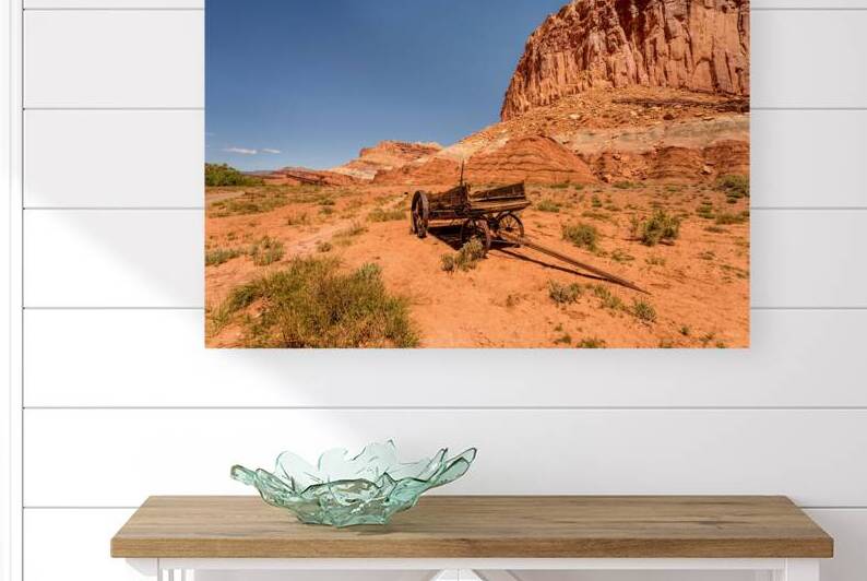 Vintage Wagon Fruita Utah by Jennifer White