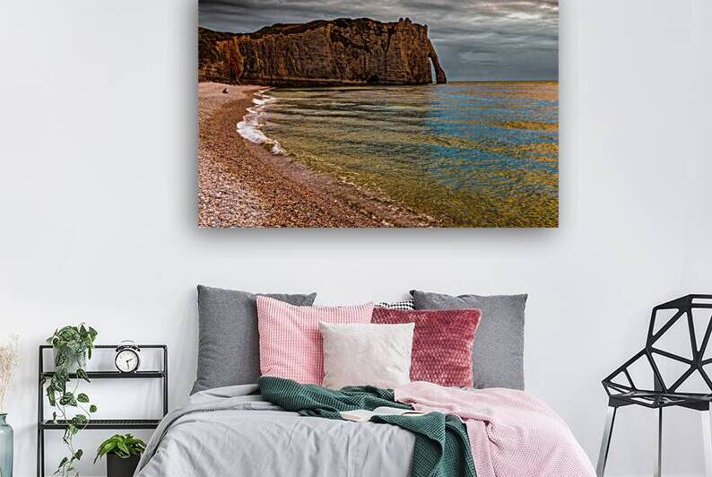 Etretat Cliffs Beach Front by Norma Brandsberg Photography