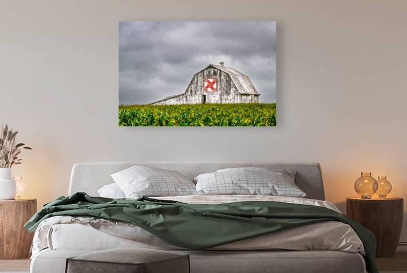 Stormy Day at Clinton County Barn by Andy Crawford