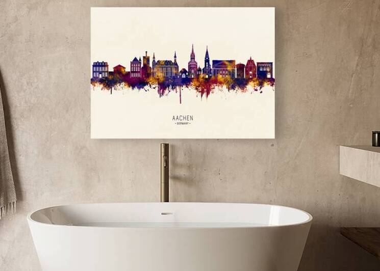 Aachen Germany Skyline by Towseef Dar