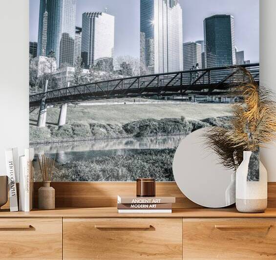 Sabine Promenade over Buffalo Bayou by Andy Crawford