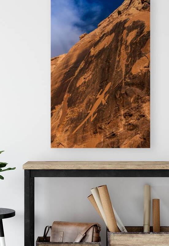 Lizard Petroglyphs - Cub Creek - Dinosaur National Monument by Gary Whitton