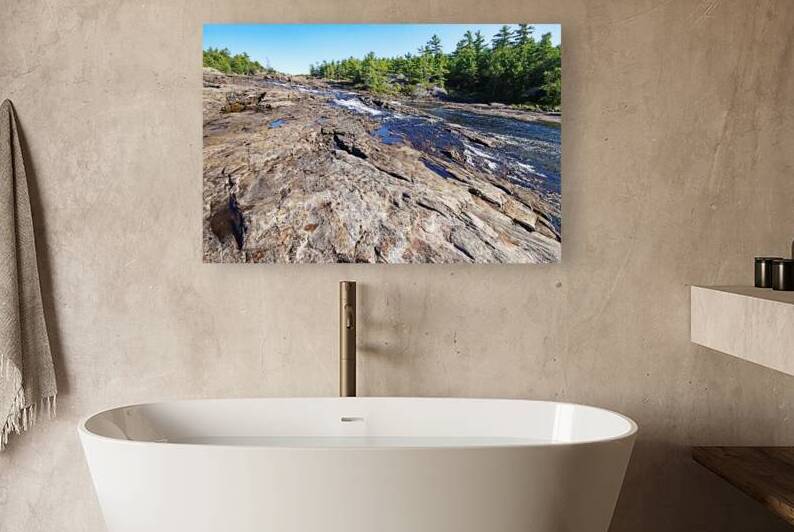 Rock Of Cascades At The Falls I by Deb Oppermann