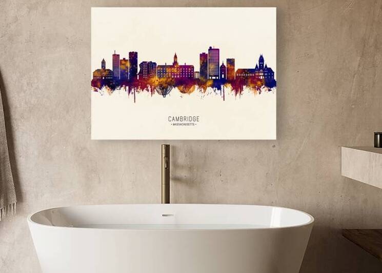 Cambridge Massachusetts Skyline by Towseef Dar