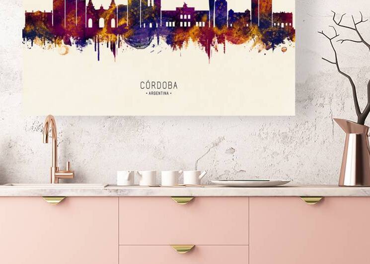 Cordoba Argentina Skyline by Towseef Dar