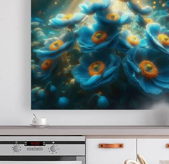 Himalayan Blue Poppies in Bloom by planet animal