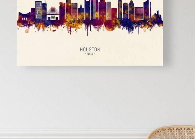 Houston Texas Skyline by Towseef Dar
