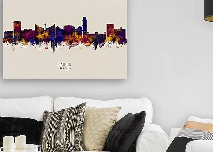 Jaipur Rajasthan Skyline by Towseef Dar