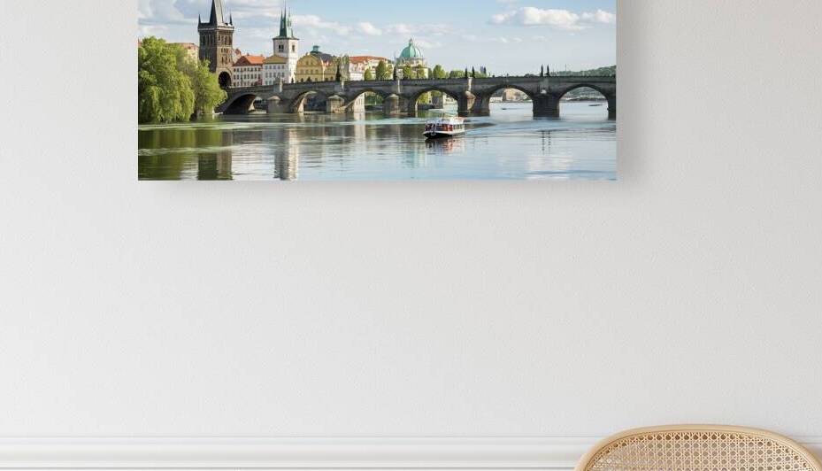 Touristic boat near the Charles bridge in Prague  1722607536.49 by Lucian Dragan