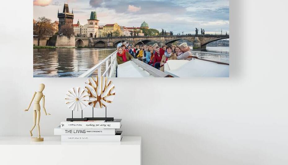 Touristic boat near the Charles bridge in Prague  1722607523.4841 by Lucian Dragan
