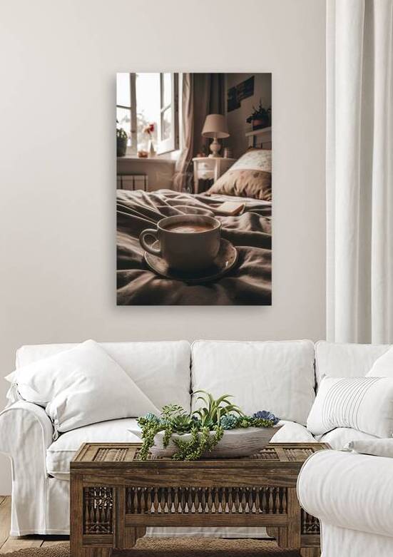 morning coffee on bed 4 by Liviu Ghitun