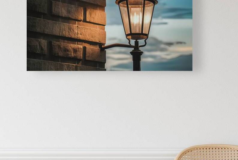 Street lamp sign mock up ad photo 2 by Petre Popescu