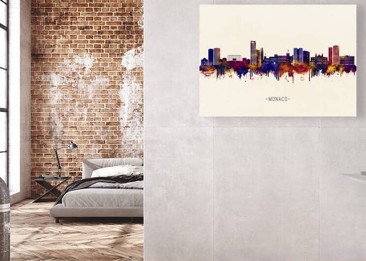 Monaco France Skyline by Towseef Dar