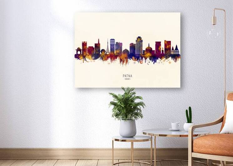 Patna Bihar Skyline by Towseef Dar