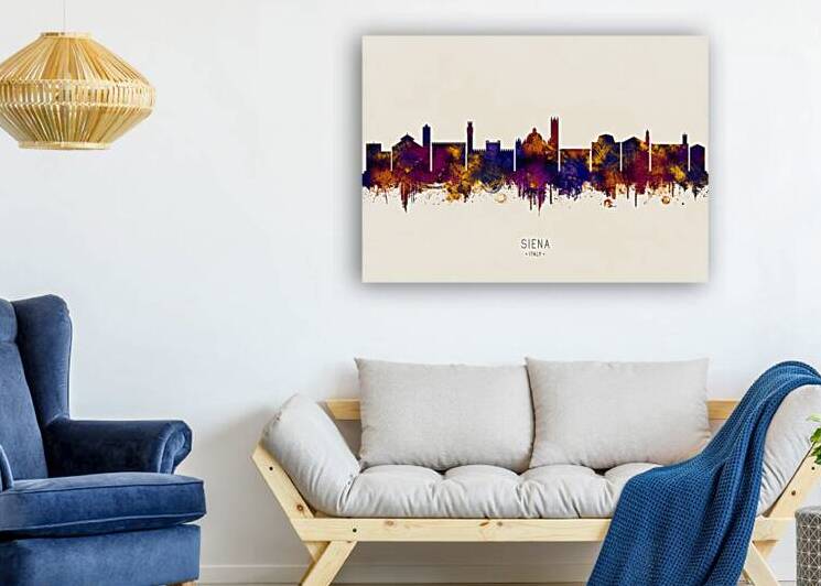 Siena Italy Skyline by Towseef Dar