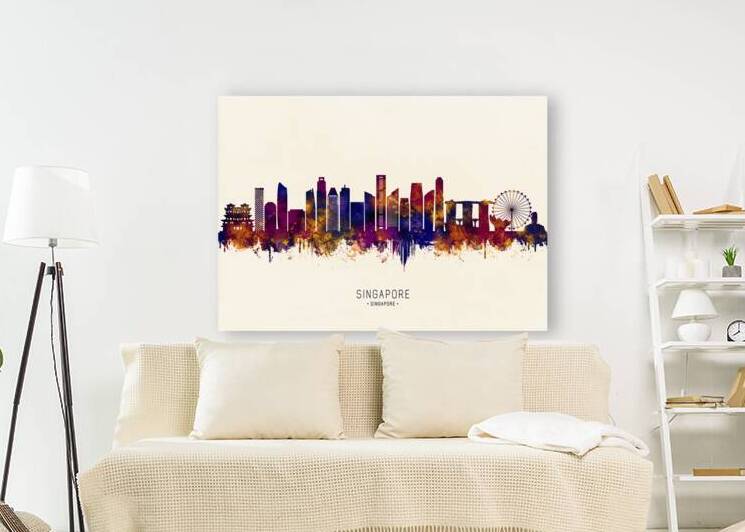 Singapore Skyline by Towseef Dar