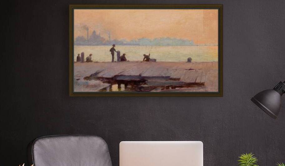 Fishermen on the Dock  by Row One Brand