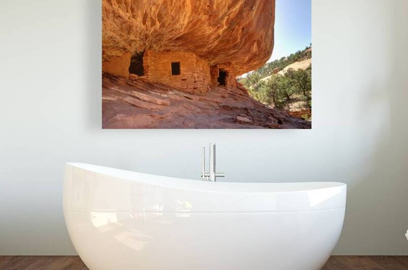 House on Fire Anasazi Indian Ruins - Utah by Gary Whitton