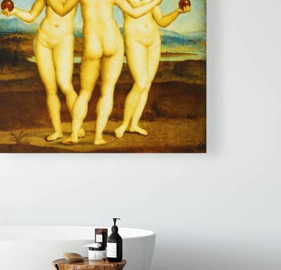 Three Graces   by Raphael c. 1503 1505 by Classic Painting