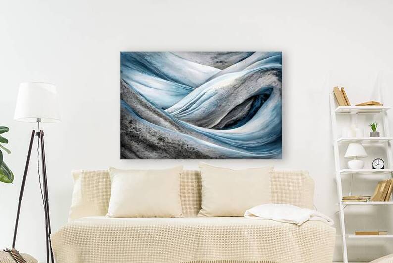 A stunning abstract view of snow 2 by Mariana Tirca