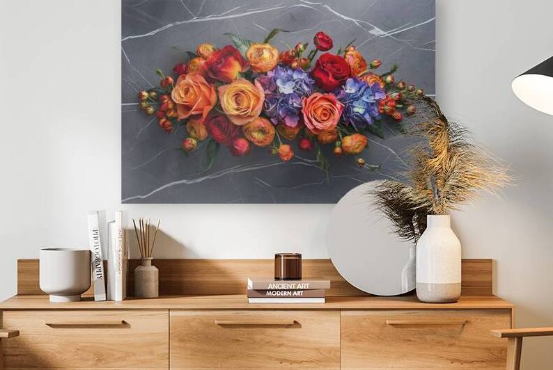 Autumn creative composition roses hydrangea flowe 1723014357.6004 by Marius Tomus