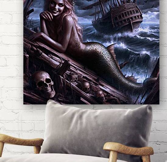 Mermaid Shipwrecked  by One Simple Gallery