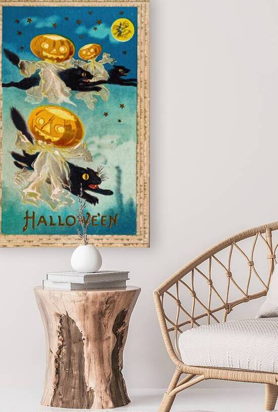 A vintage halloween greetings card  by Steve Painter