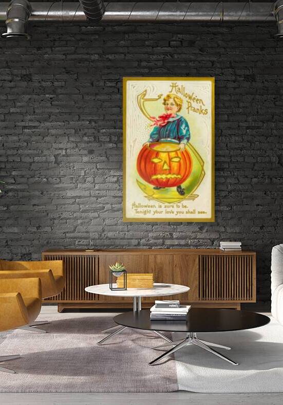 A vintage halloween greetings card  by Steve Painter