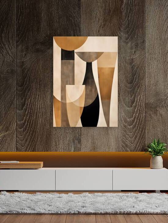 ABSTRACT FACE ART  64 by Online Arts