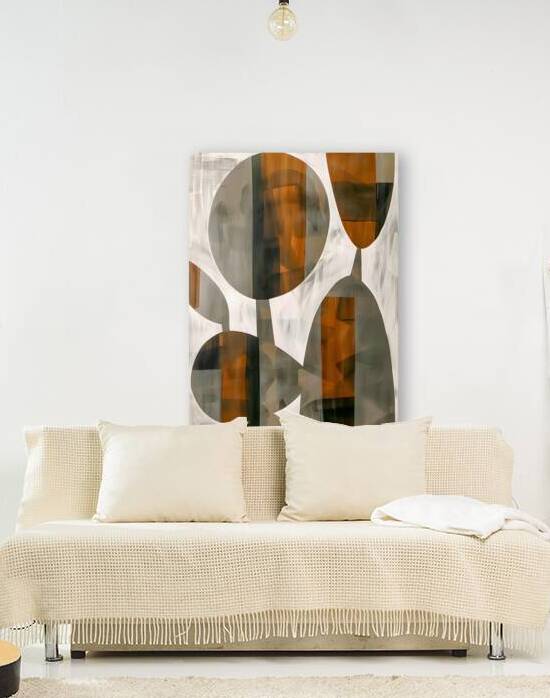 ABSTRACT FACE ART  70 by Online Arts